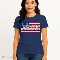 Defund Politicians American Flag Women's T-Shirt thumb 4
