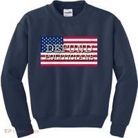 Defund Politicians American Flag Kids Sweatshirt thumb 0