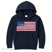 Defund Politicians American Flag Kids Hoodie thumb 0