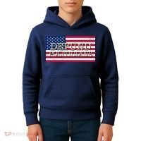 Defund Politicians American Flag Kids Hoodie thumb 4