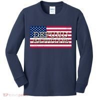 Defund Politicians American Flag Kids Long Sleeve Shirt thumb 0