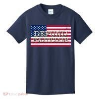 Defund Politicians American Flag Kids T-Shirt thumb 0
