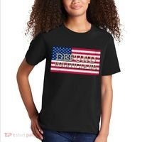 Defund Politicians American Flag Kids T-Shirt thumb 2