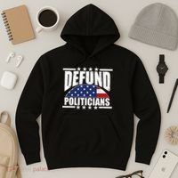 Defund Politicians American USA Flag Hoodie thumb 3