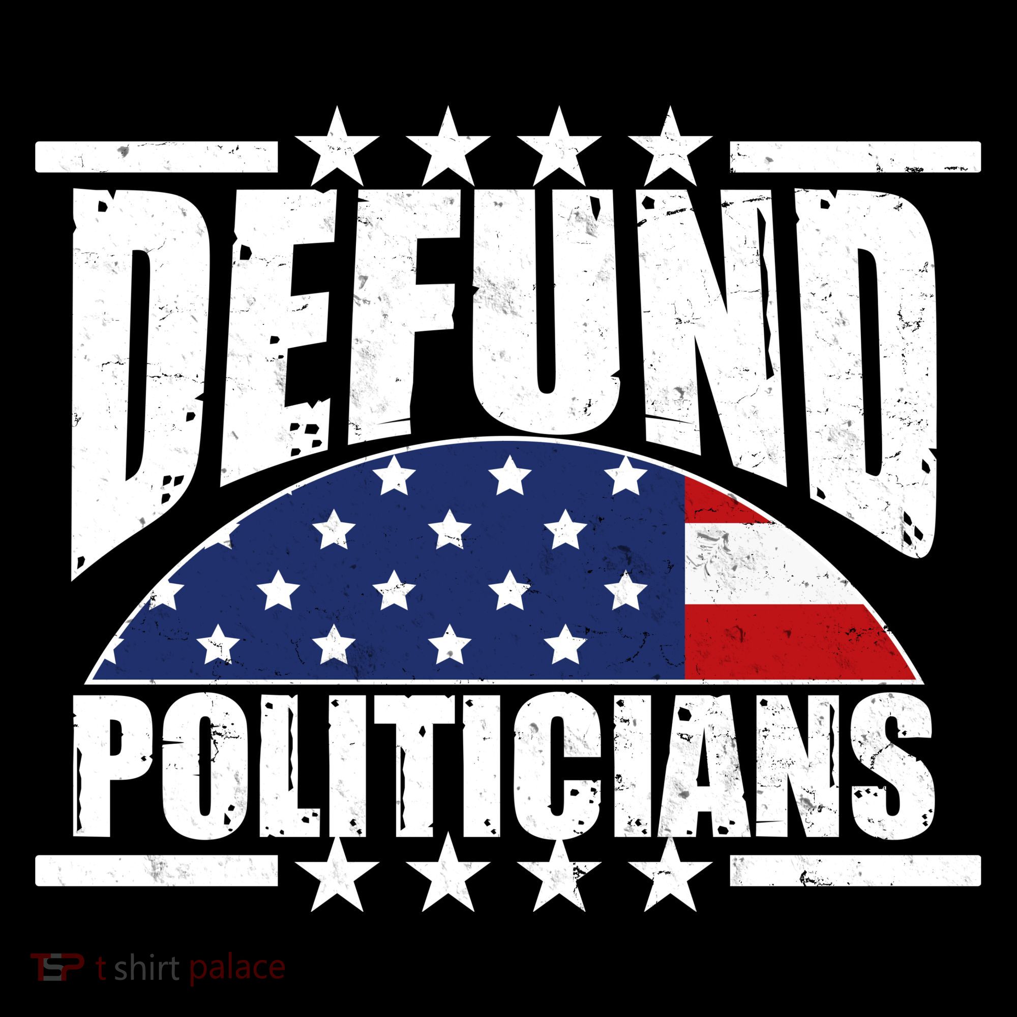 Defund Politicians American USA Flag Hoodie
