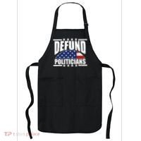Defund Politicians American USA Flag Apron thumb 0