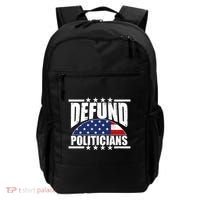 Defund Politicians American USA Flag Backpack thumb 0