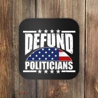 Defund Politicians American USA Flag Coaster thumb 0