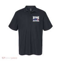 Defund Politicians American USA Flag Polo thumb 0