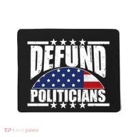 Defund Politicians American USA Flag Mousepad thumb 0