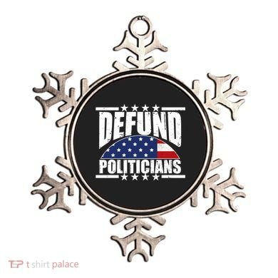 Defund Politicians American USA Flag Ornament