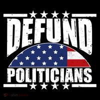 Defund Politicians American USA Flag Toddler Hoodie thumb 2