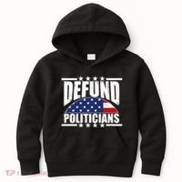 Defund Politicians American USA Flag Kids Hoodie thumb 0