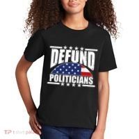 Defund Politicians American USA Flag Kids T-Shirt thumb 2