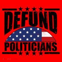 Defund Politicians American USA Flag Santa Hat thumb 1
