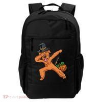 Dabbing Pilgrim Airedale Terrier Thanksgiving Meaningful Gift Backpack thumb 0
