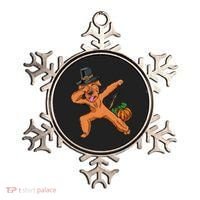 Dabbing Pilgrim Airedale Terrier Thanksgiving Meaningful Gift Ornament thumb 0