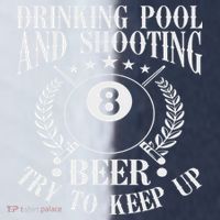 Drinking Pool And Shooting Beer Funny Billiards Gift Present Sport-Tek Competitor United Soccer Jersey thumb 4