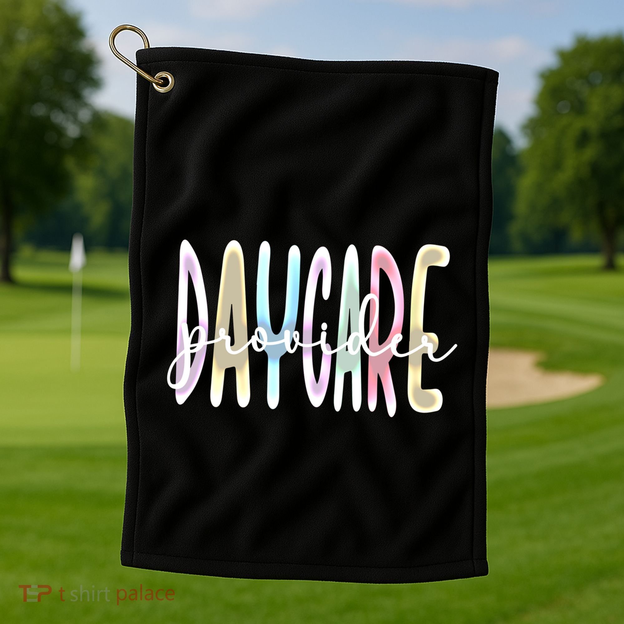 Daycare Provider Appreciation Daycare Teacher Gift Golf Towel