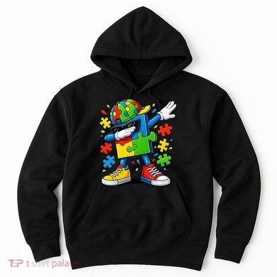 Dabbing Puzzle Autism Hoodie