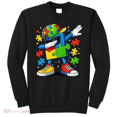 Dabbing Puzzle Autism Sweatshirt