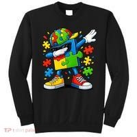 Dabbing Puzzle Autism Sweatshirt thumb 0