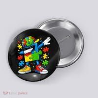 Dabbing Puzzle Autism Button thumb 0
