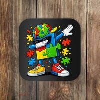 Dabbing Puzzle Autism Coaster thumb 0