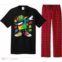 Dabbing Puzzle Autism Pajama Set thumb 0