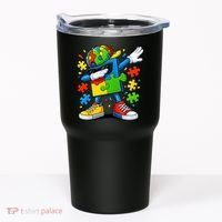 Dabbing Puzzle Autism Tumbler thumb 0