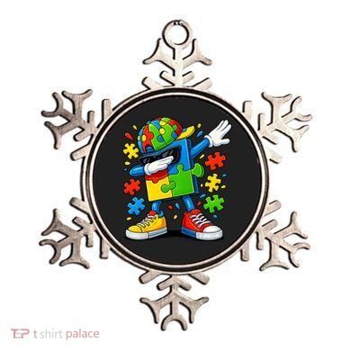 Dabbing Puzzle Autism Ornament