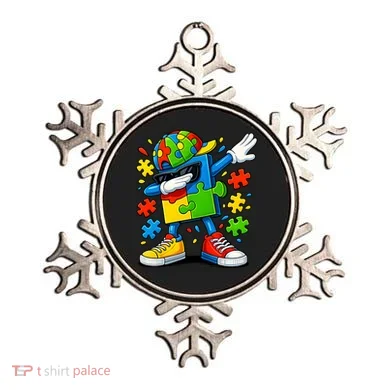 Dabbing Puzzle Autism Ornament