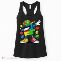 Dabbing Puzzle Autism Women's Tank Top thumb 0