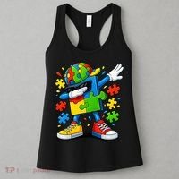 Dabbing Puzzle Autism Women's Tank Top thumb 3