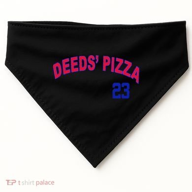 Deeds Pizza Baseball USA-Made Doggie Bandana