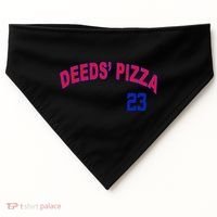 Deeds Pizza Baseball USA-Made Doggie Bandana thumb 0