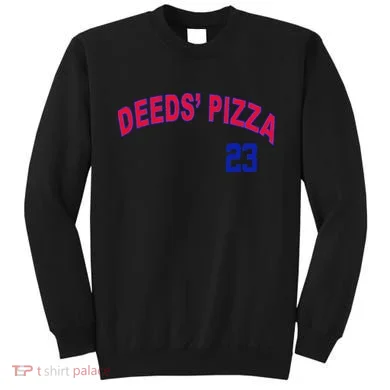 Deeds Pizza Baseball Sweatshirt
