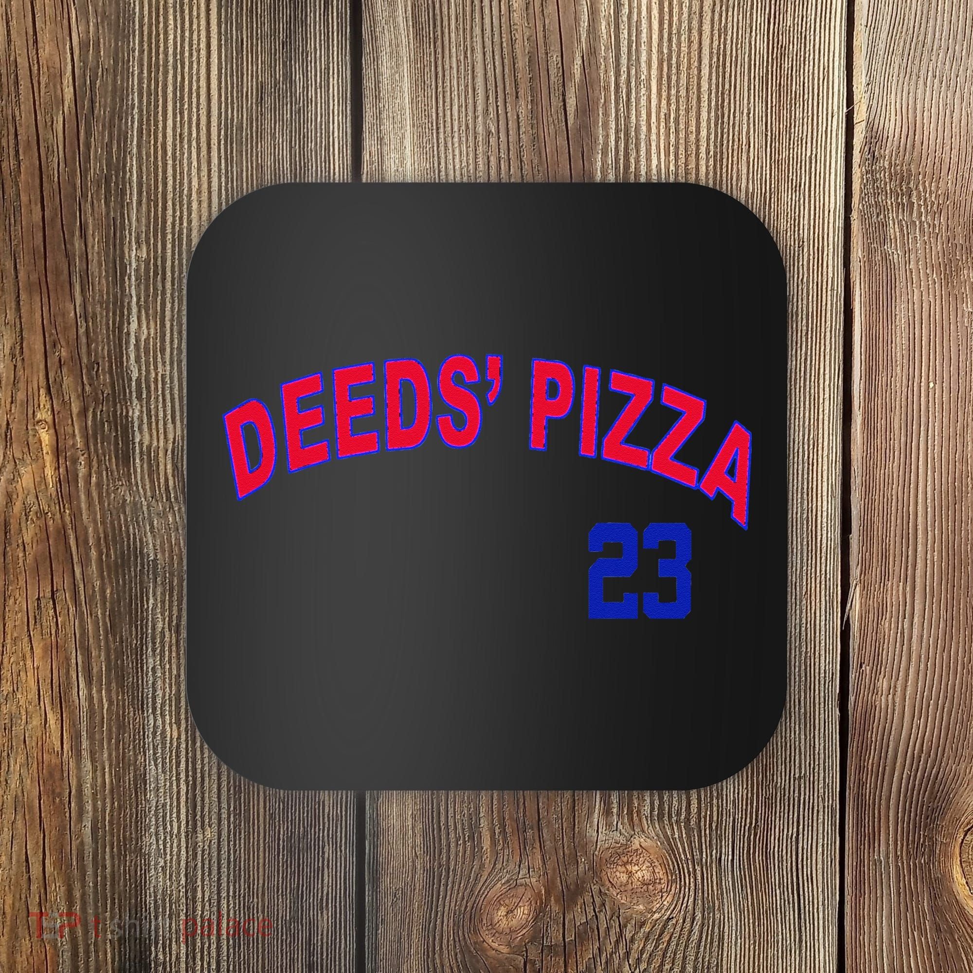 Deeds Pizza Baseball Coaster