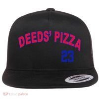 Deeds Pizza Baseball Flat Bill Trucker Hat thumb 0