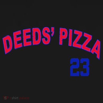 Deeds Pizza Baseball Flat Bill Trucker Hat