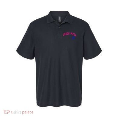 Deeds Pizza Baseball Polo