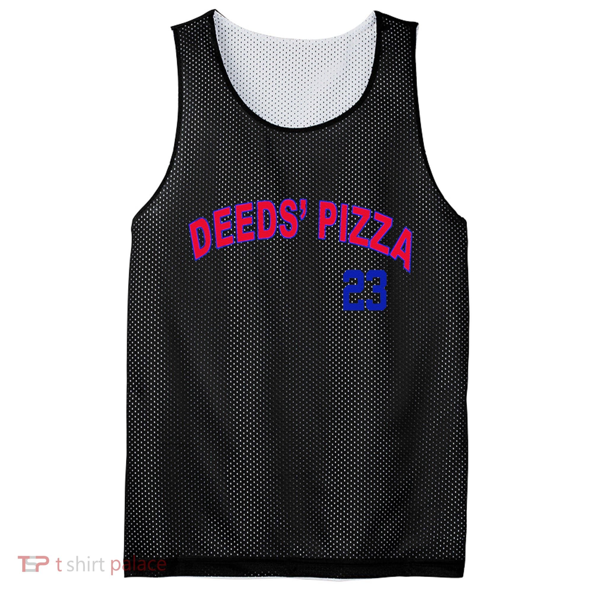 Deeds Pizza Baseball Mesh Reversible Basketball Jersey Tank