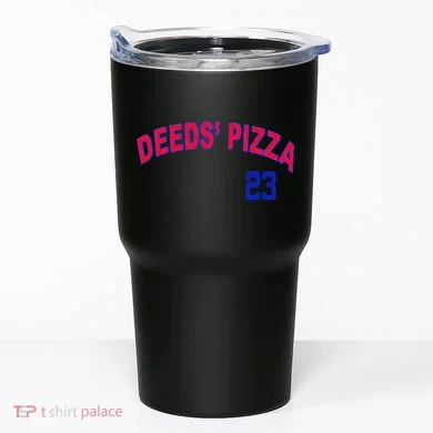 Deeds Pizza Baseball Tumbler
