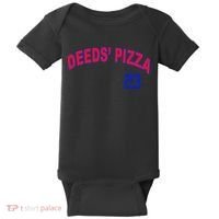 Deeds Pizza Baseball Baby Bodysuit thumb 0