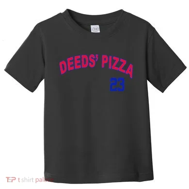Deeds Pizza Baseball Toddler T-Shirt