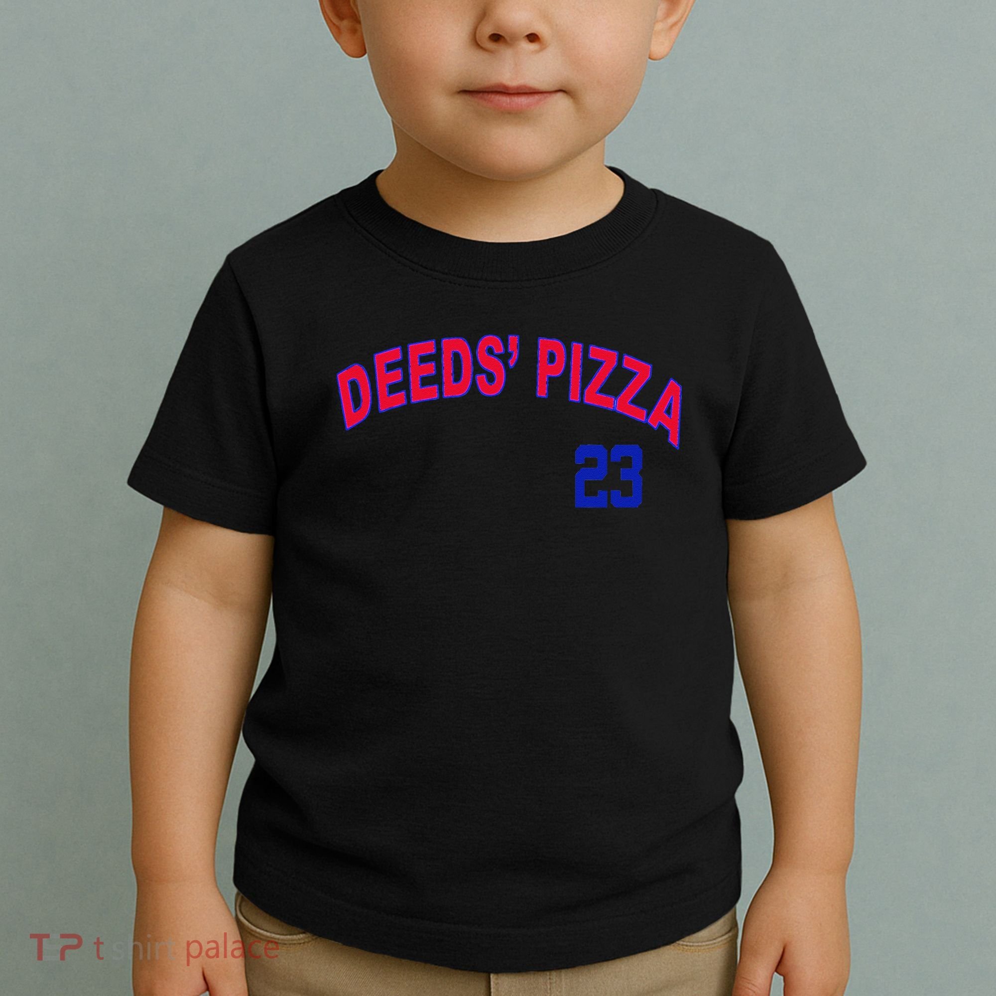 Deeds Pizza Baseball Toddler T-Shirt
