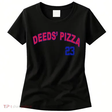 Deeds Pizza Baseball Women's T-Shirt