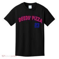 Deeds Pizza Baseball Kids T-Shirt thumb 0