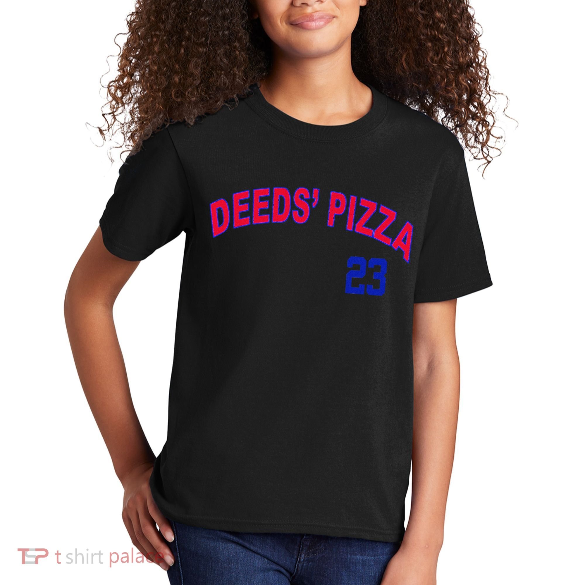 Deeds Pizza Baseball Kids T-Shirt