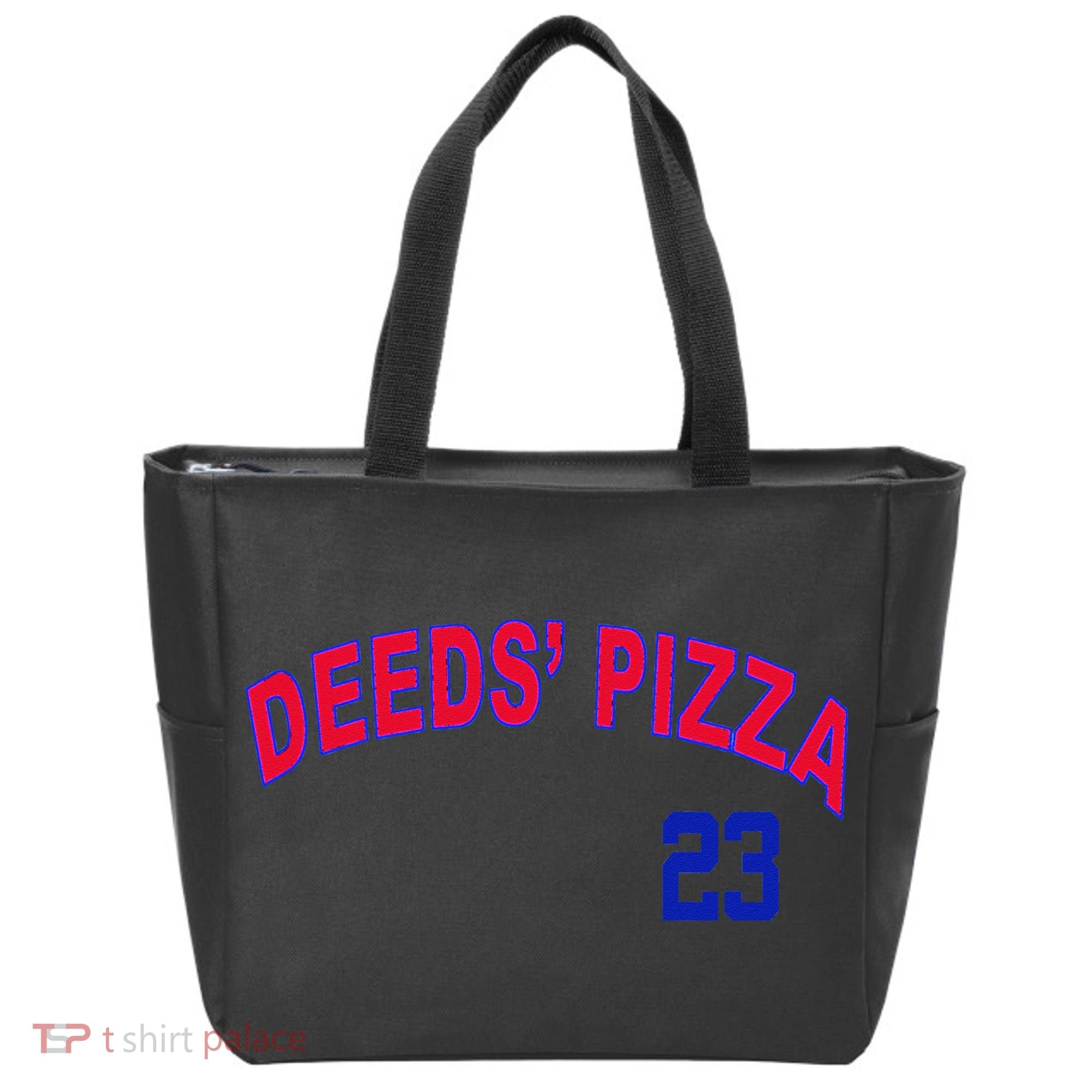 Deeds Pizza Baseball Tote Bag